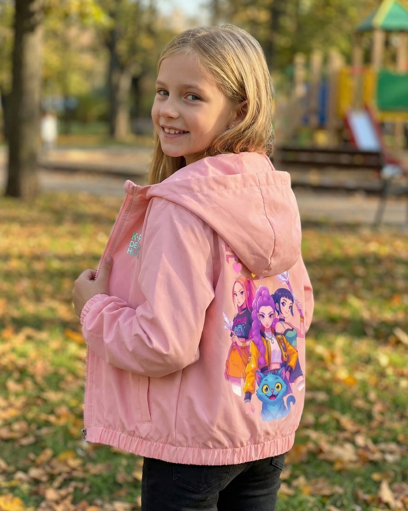 Blouson enfant Kpop Demon Hunters Huntrix et Derpy – Image 5