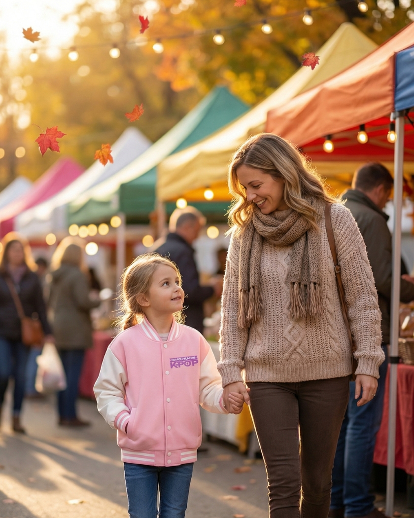 Blouson teddy enfant Kpop Demon Hunters Huntrix – Image 6