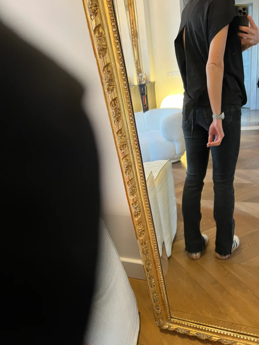 Haut noir Ba&sh dos ouvert – Image 5