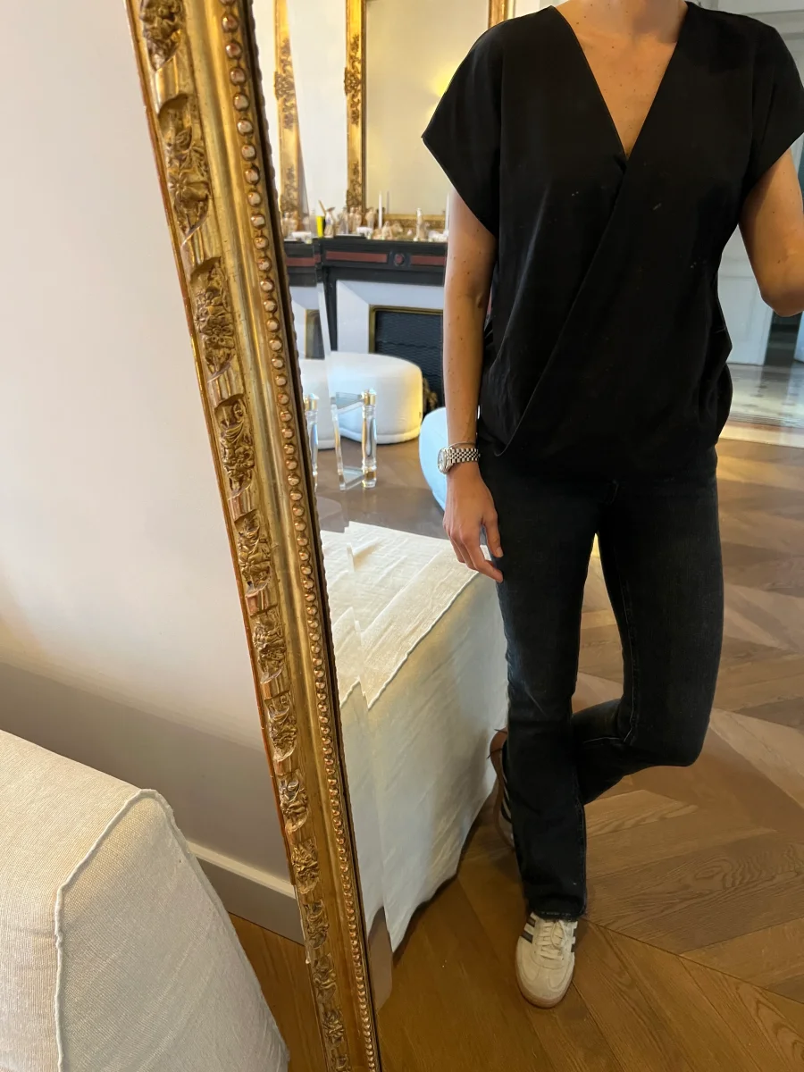 Haut noir Ba&sh dos ouvert – Image 4