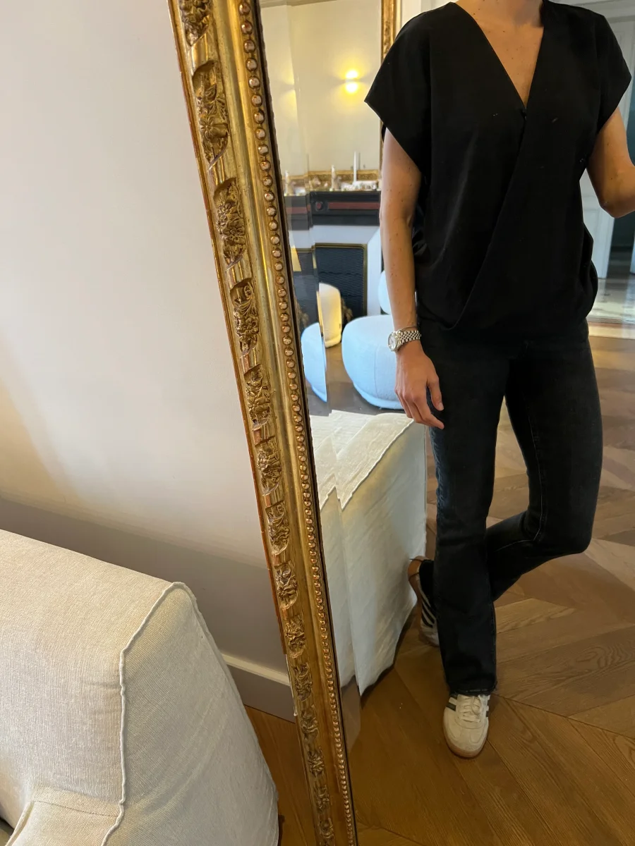 Haut noir Ba&sh dos ouvert – Image 2