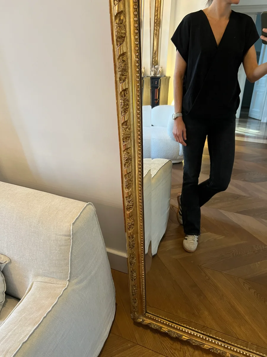 Haut noir Ba&sh dos ouvert – Image 3