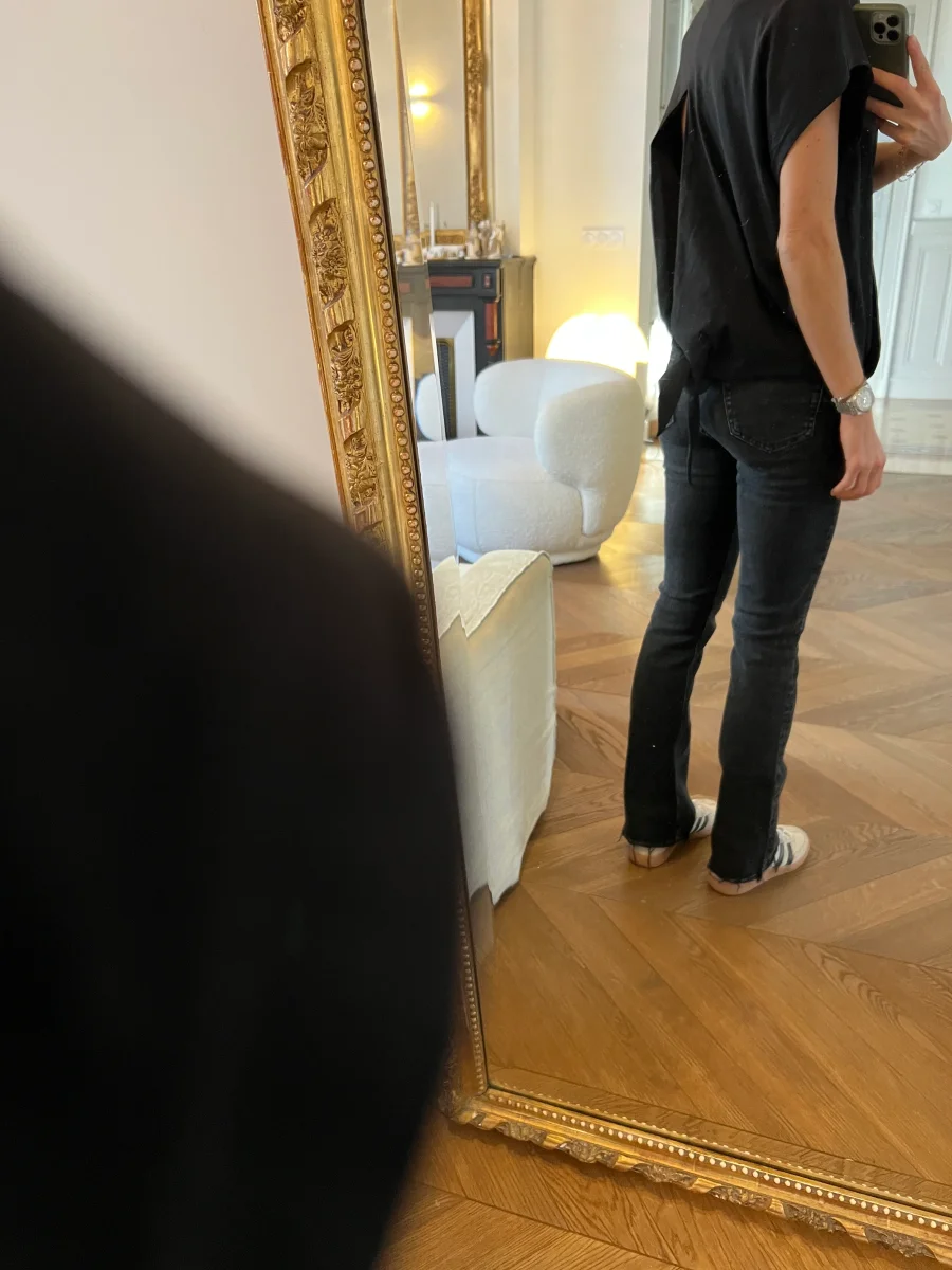 Haut noir Ba&sh dos ouvert – Image 6