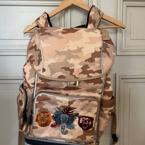 Lucie Gabossi - Jeune Premier Sac à dos jungle militaire