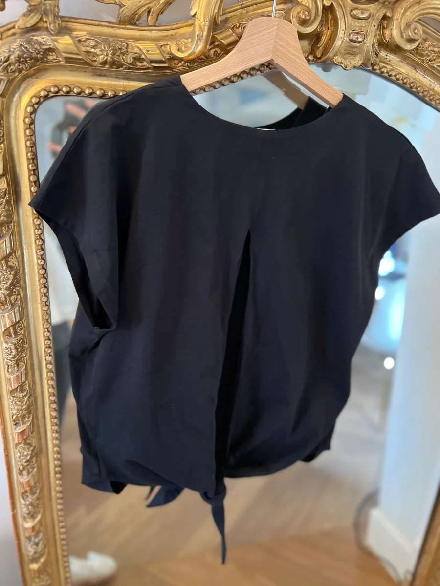 Haut noir Ba&sh dos ouvert – Image 8