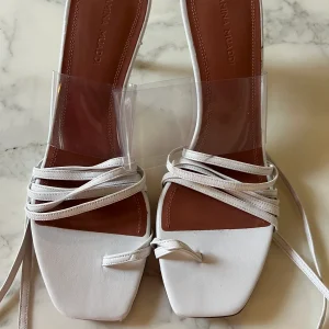 Lucie Gabossi - Amina Muaddi Sandales Blanches