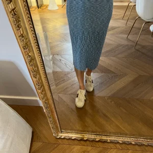 Marine Lorphelin Jupe tube Rails bleu