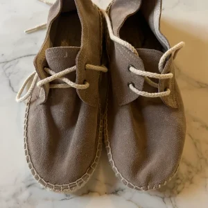 Lucie Gabossi - Espadrilles beige à lacets T.35