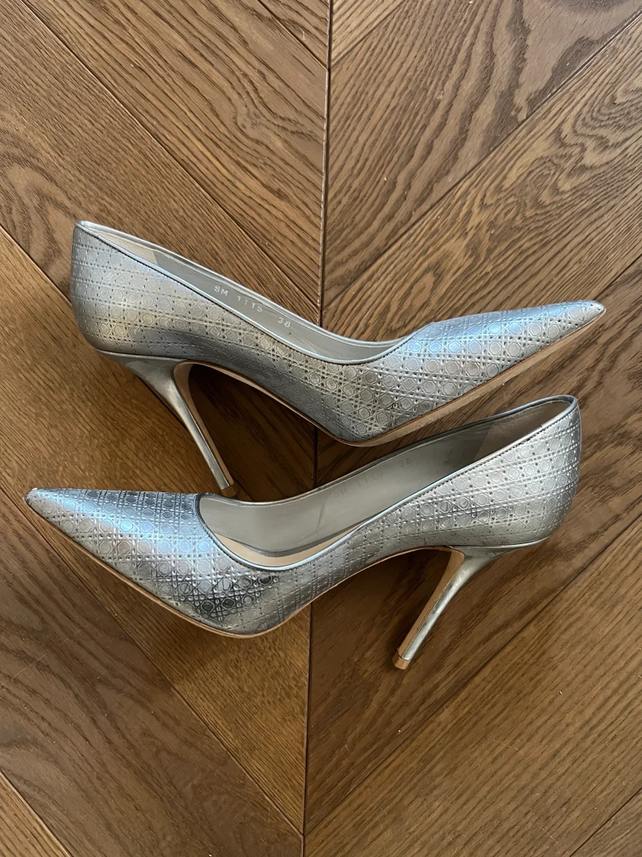 Escarpins Dior argentées