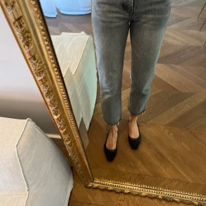 Jean 7/8 Zara gris délavé