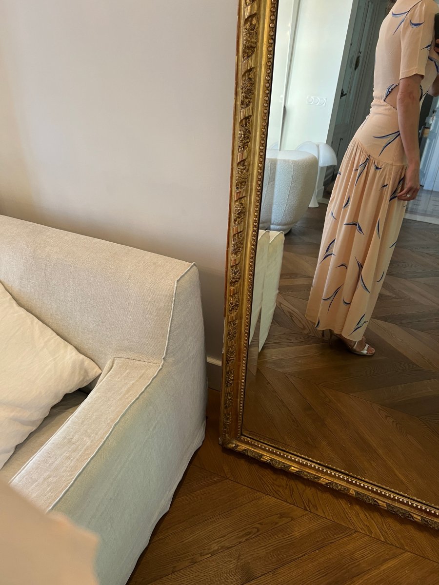 Robe Ba&sh Tiana longue rose pale – Image 3