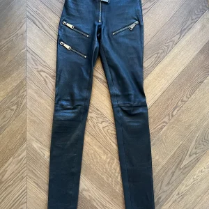 Pantalon en cuir Philipp Plein noir