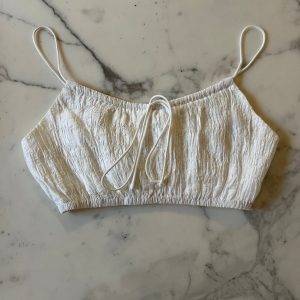 Lucie Gabossi - Sabo - Crop top Sabo blanc neuf