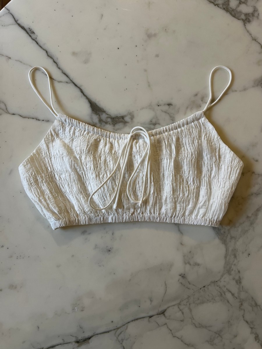 Lucie Gabossi - Sabo - Crop top Sabo blanc neuf – Image 2