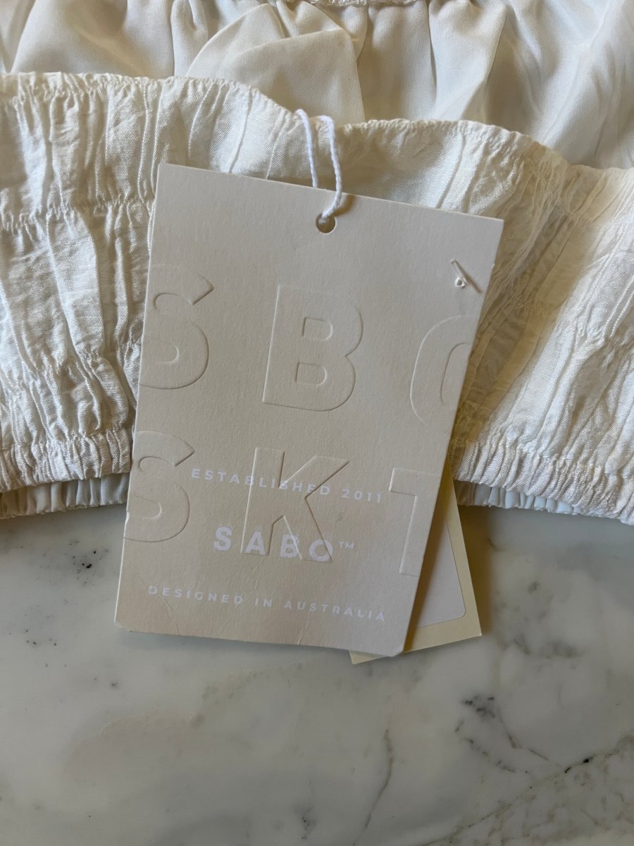 Lucie Gabossi - Sabo - Crop top Sabo blanc neuf – Image 4