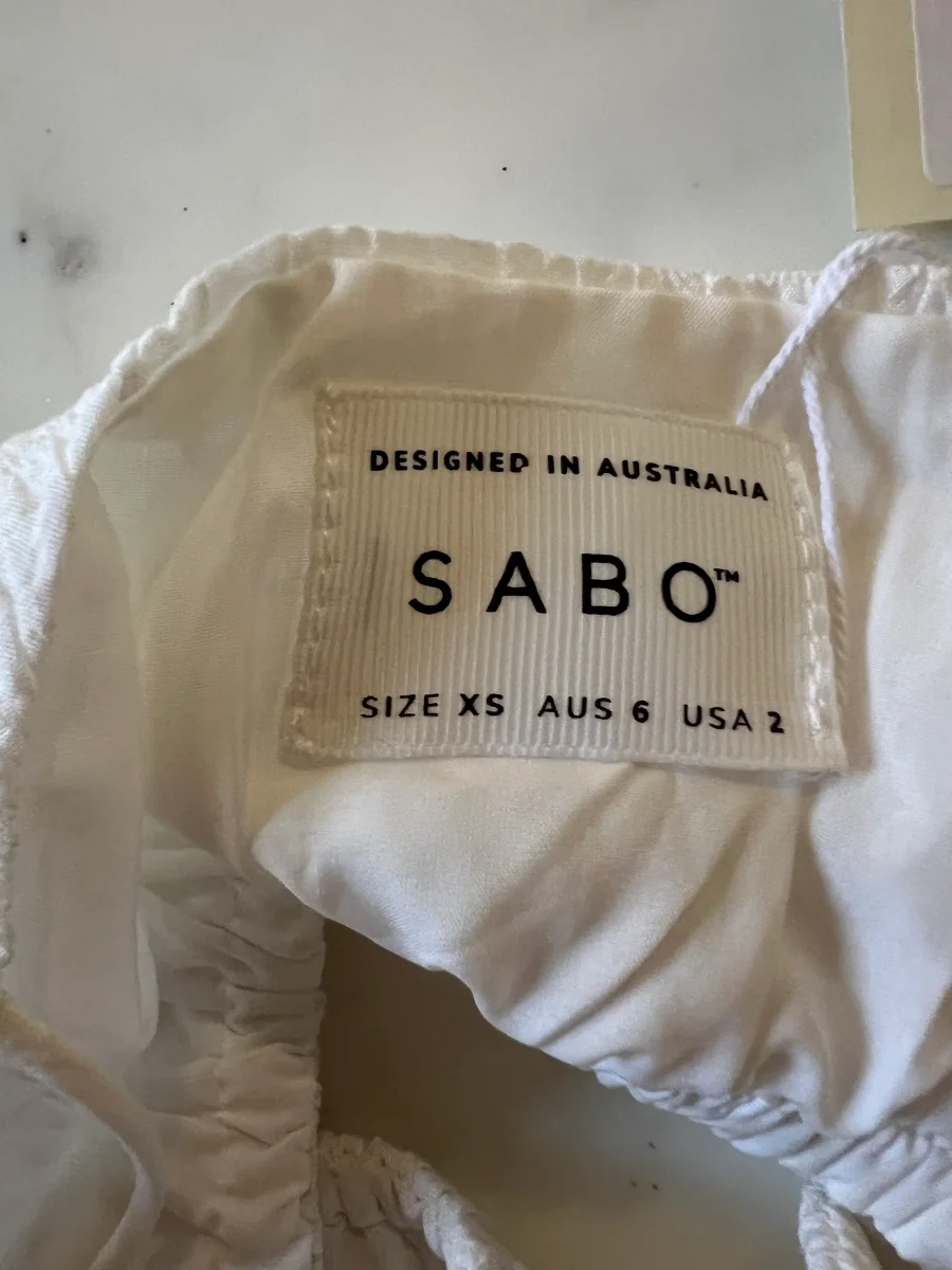 Lucie Gabossi - Sabo - Crop top Sabo blanc neuf – Image 6