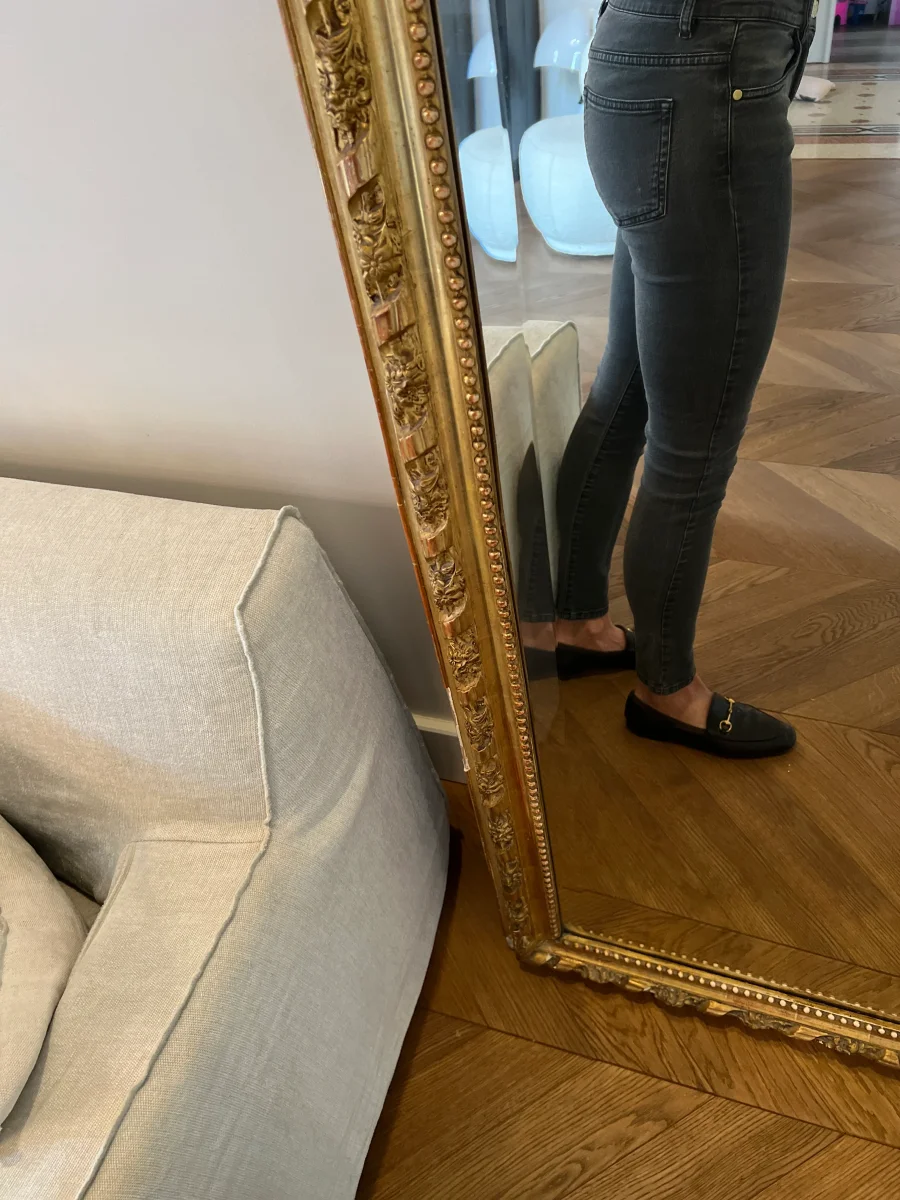 Jean Des Petits Hauts gris foncé – Image 3