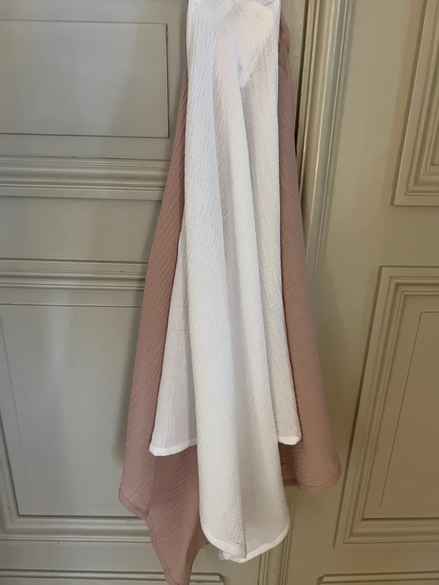 10 Novembre - Lot de 2 langes Charlie rose Neuf – Image 3