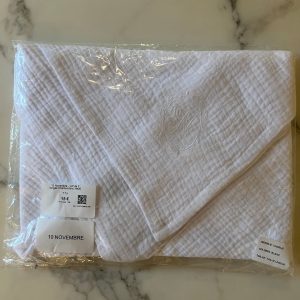 10 Novembre - Lot de 2 langes Charlie blanc Neuf