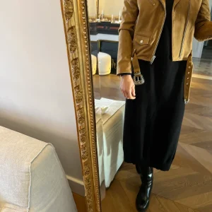 Perfecto The Kooples Neuf en daim beige