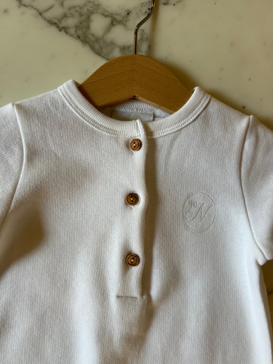 10 Novembre - Pyjama blanc Alessio Neuf T.6 mois – Image 3