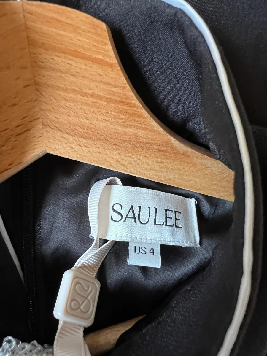 Flora Coquerel - Saulee Robe Neuve noire Irissa perles T.36 – Image 8