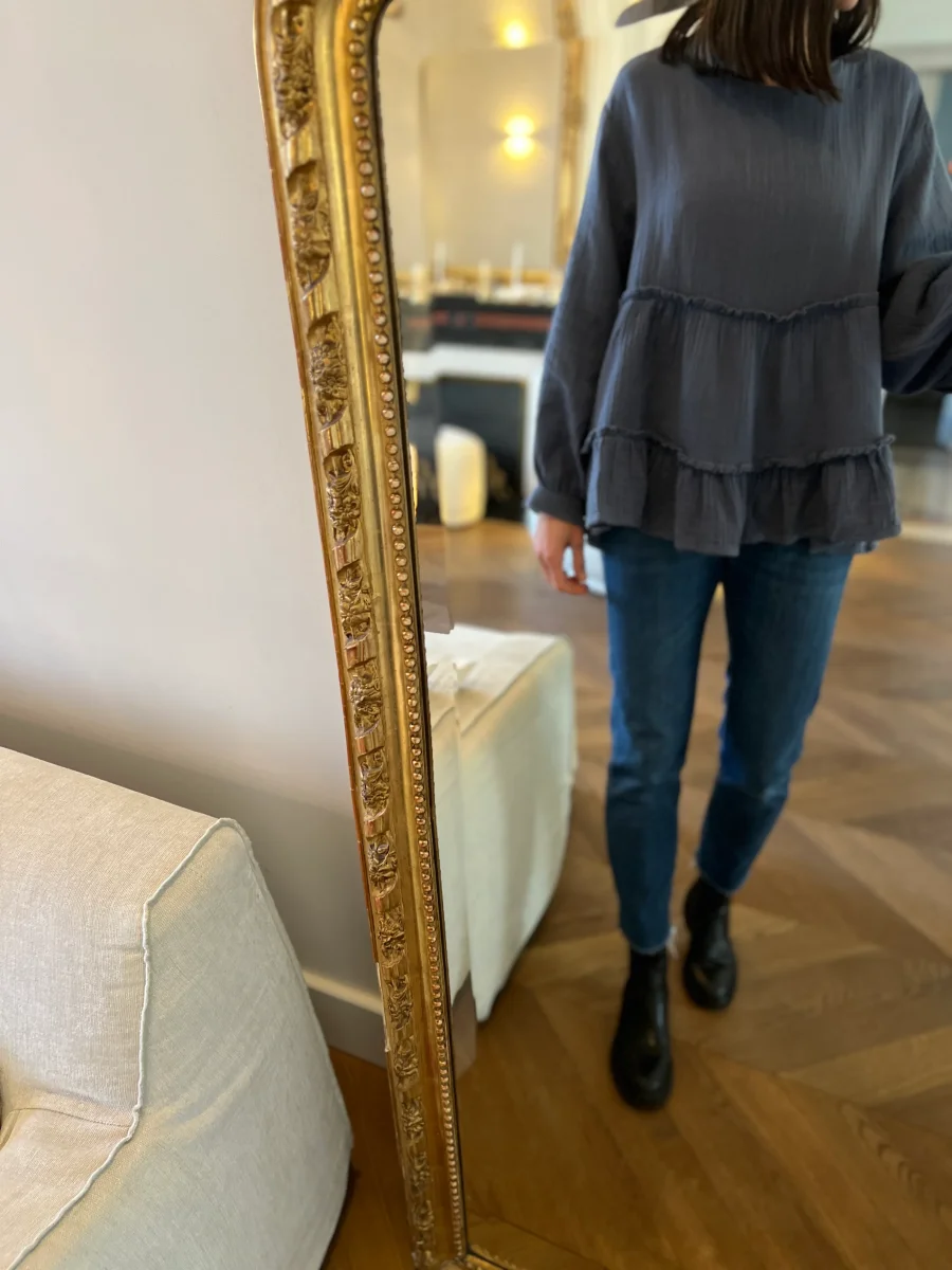 Blouse SAAJ bleue – Image 2