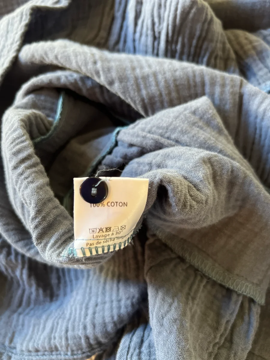 Blouse SAAJ bleue – Image 6