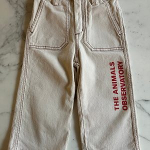 Lucie Gabossi -The Animals Observatory Jean beige T.3ans
