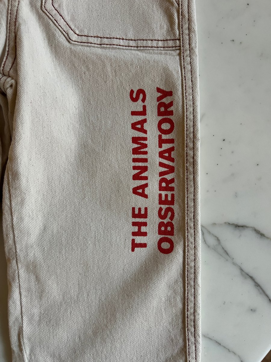 Lucie Gabossi -The Animals Observatory Jean beige T.3ans – Image 3