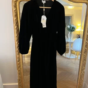 Tajine Banane - Robe reglisse longue velours T.XS