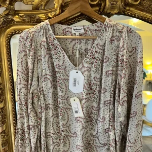 Tajine Banane - Blouse d'allaitement fleurie ecru T.XS