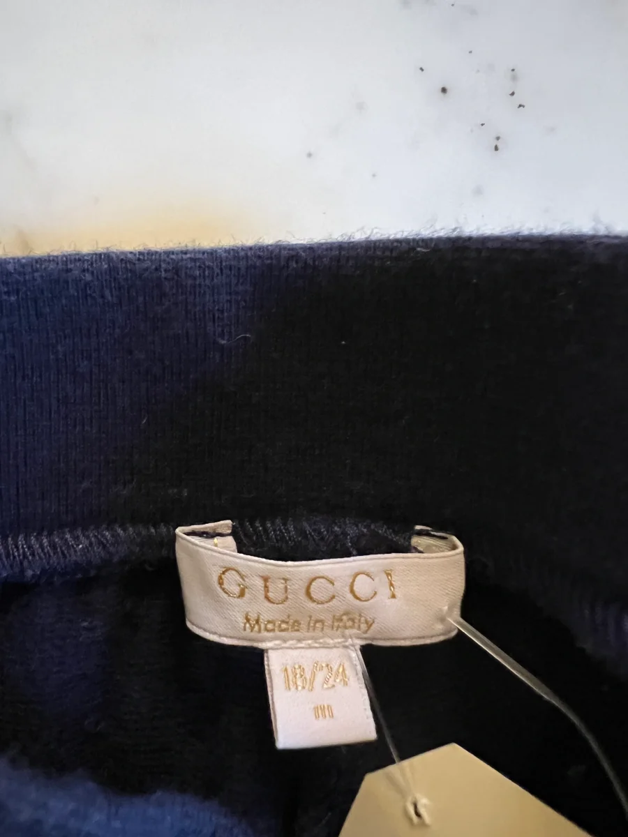 Lucie Gabossi - Gucci Jogging bleu marine T.18/24mois – Image 5