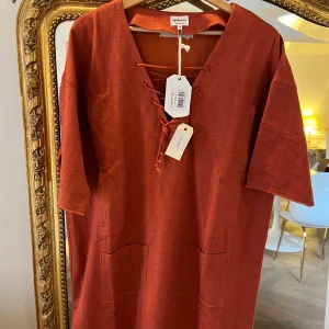 Tajine Banane - Robe terracota lacets T.M