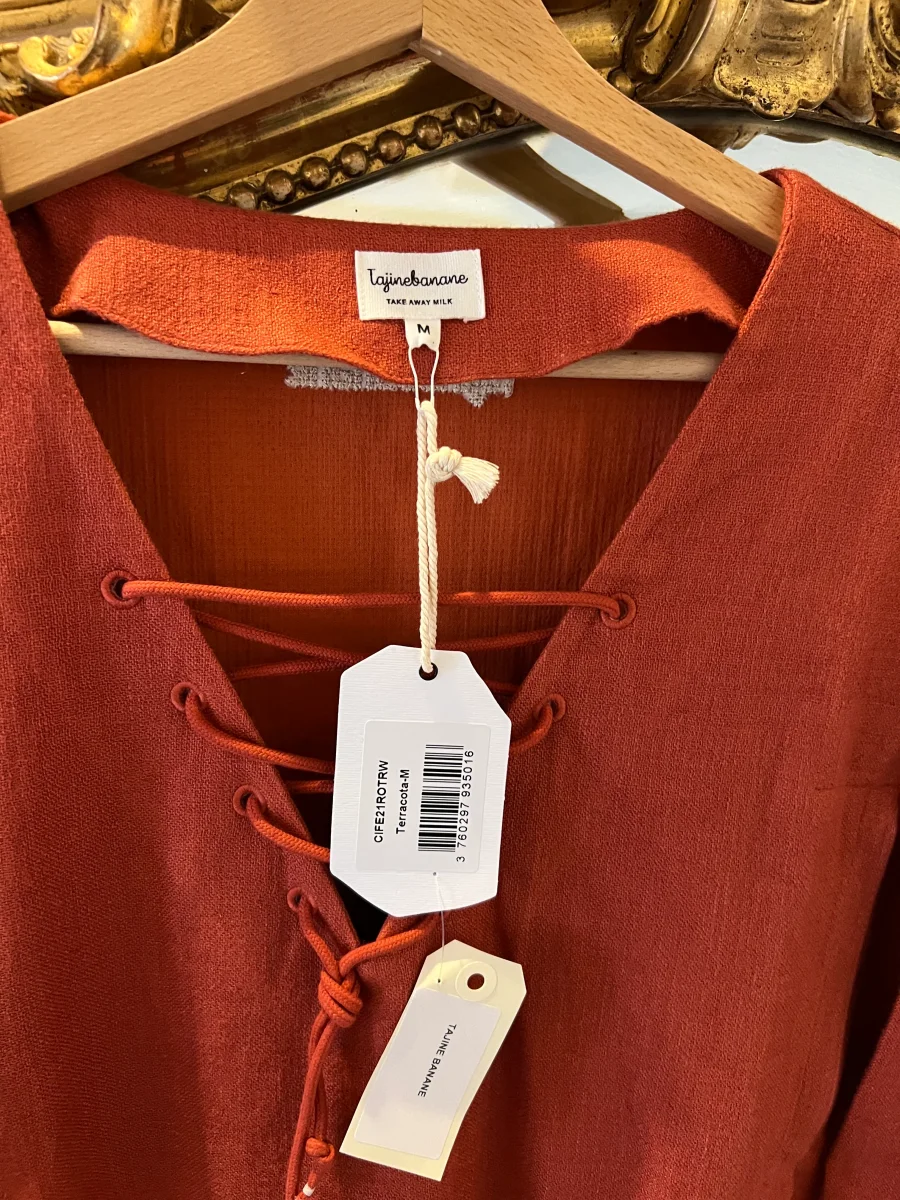 Tajine Banane - Robe terracota lacets T.M – Image 3
