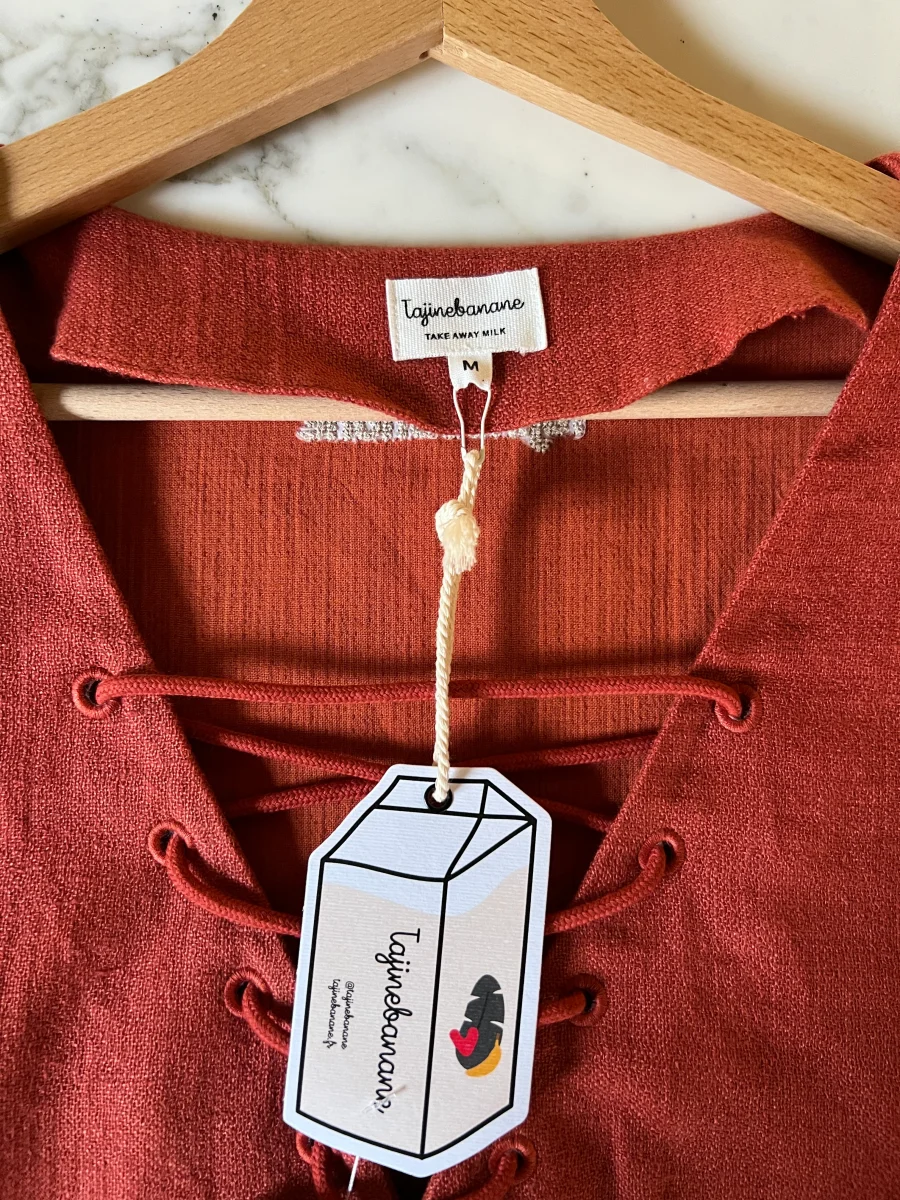 Tajine Banane - Robe terracota lacets T.M – Image 6