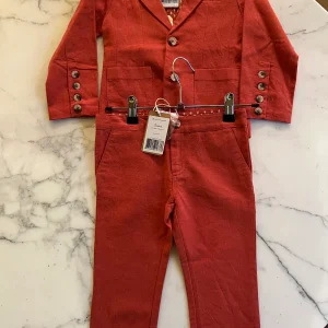 Lucie Gabossi -Les Petits Inclassables Costume de cérémonie Neuf terracotta