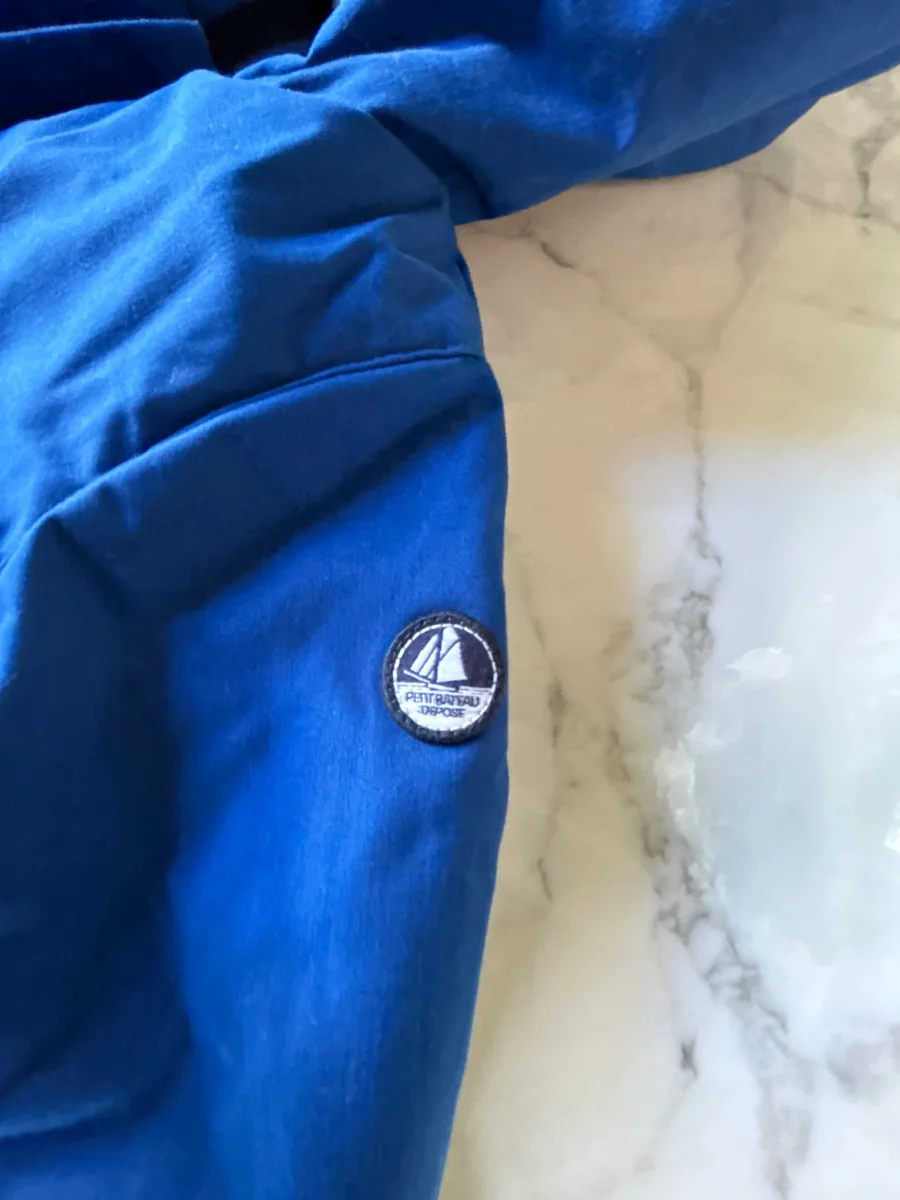 Combinaison pilote bleu foncé Petit Bateau 6 mois – Image 4