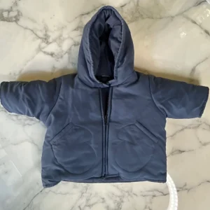 Veste bleu foncé basic Petit Bateau 3 mois