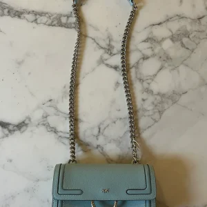 Jade Leboeuf -Pinko Sac Neuf bleu ciel anneau