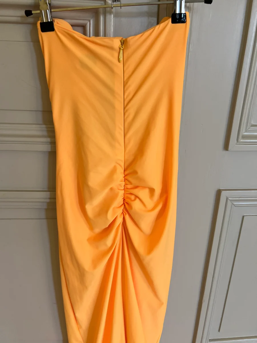Lucie Gabossi -Suboo Robe longue bustier orange – Image 6