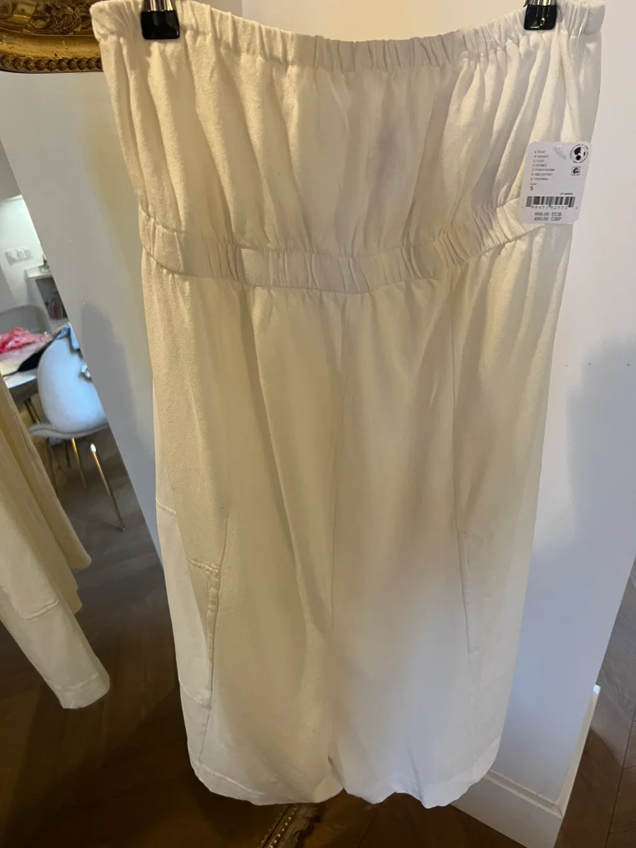 Larmoiredesoso - Free People Combishort ecrue Neuve T.S – Image 7