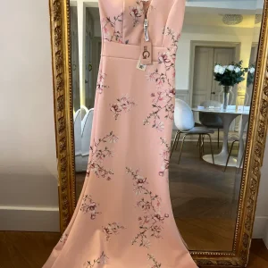 Lucie Gabossi - WalG Robe Neuve rose longue à fleurs