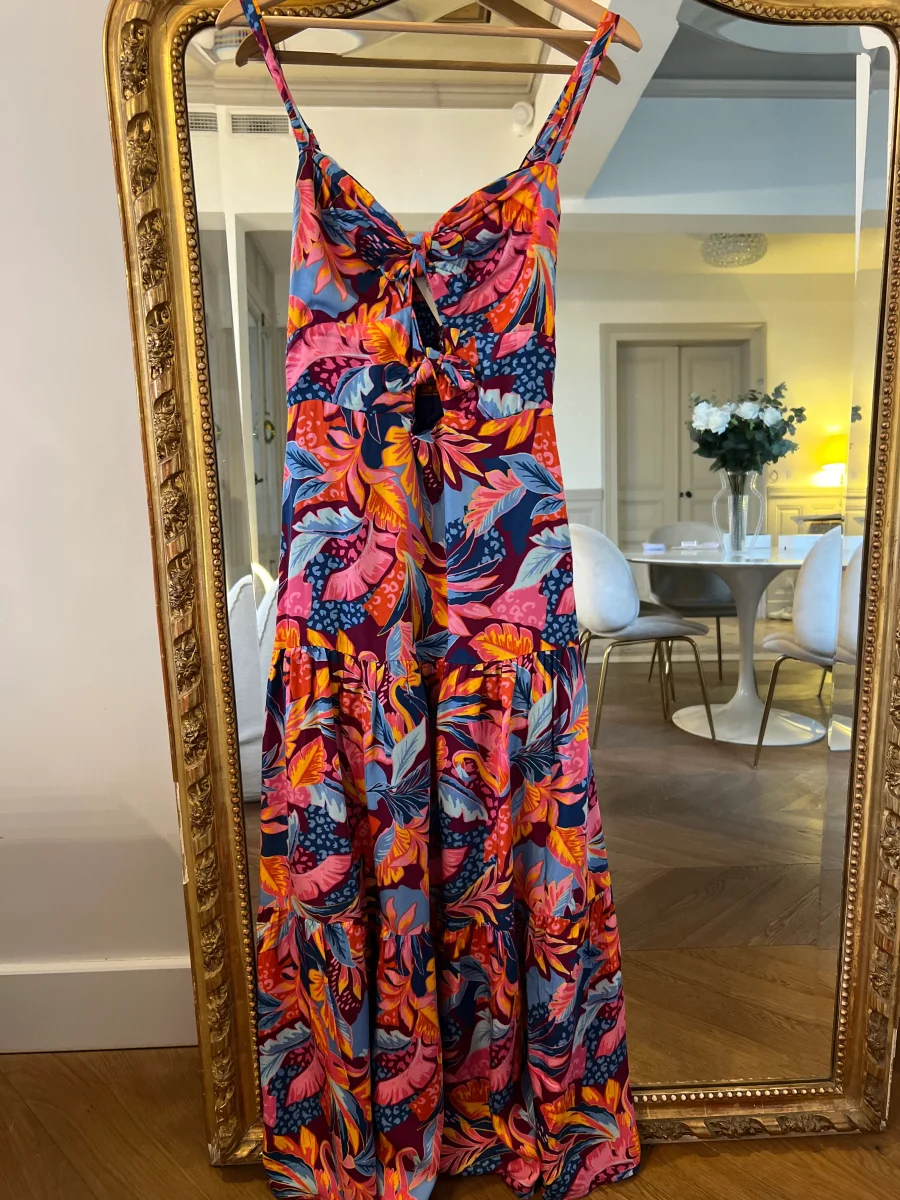 Lucie Gabossi - Guess Robe longue colorée et fleurie