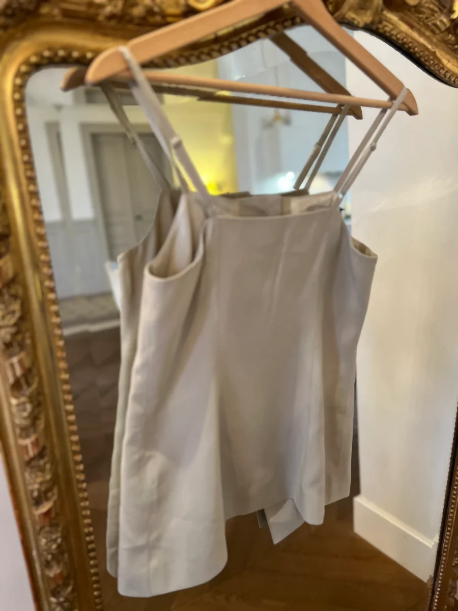 Lucie Gabossi - Be Camaieu Débardeur Neuf beige à boutons – Image 3