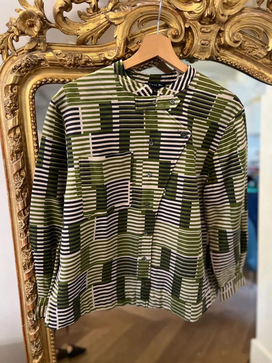 Chemisier Soeur en laine kaki – Image 4