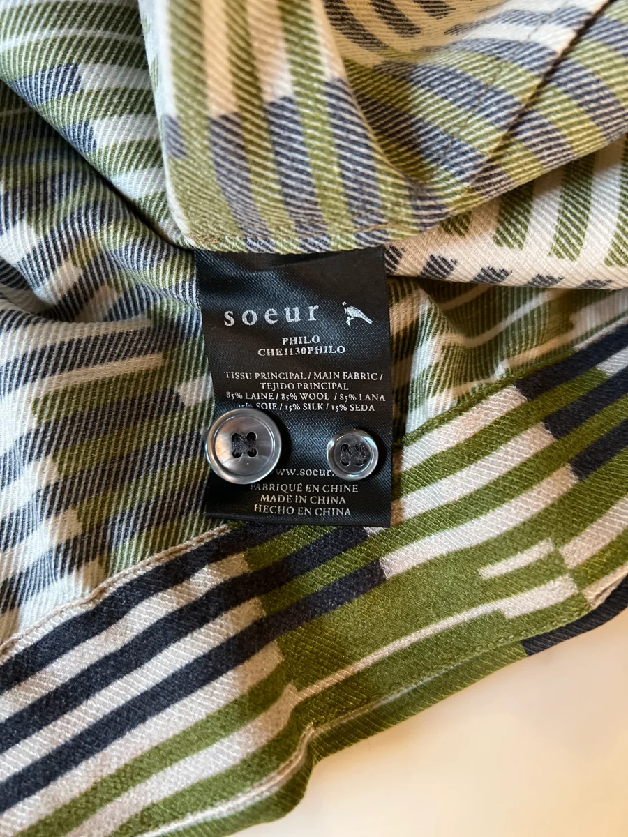 Chemisier Soeur en laine kaki – Image 7