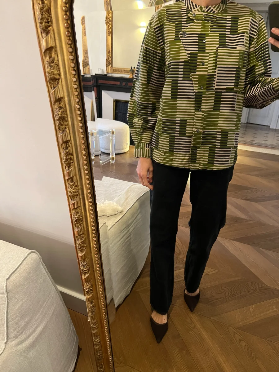 Chemisier Soeur en laine kaki – Image 9