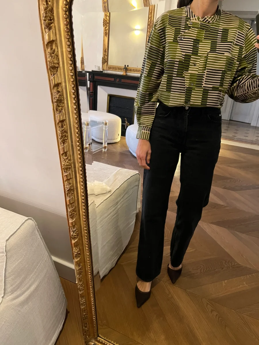 Chemisier Soeur en laine kaki – Image 2