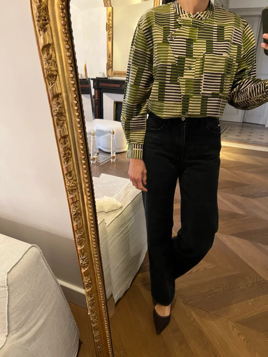 Chemisier Soeur en laine kaki – Image 3